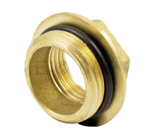 Футорка для коллектора Tiemme с уплотнительным кольцом 1 1/4 НР x 1/2 ВР 1950017