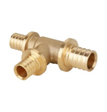 Тройник аксиальный латунный Smart Install 20x2.8-20x2.8-16x2.2 мм 52178S