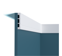 Карниз потолочный Perfect Plus P203 из ударопрочного полимера 2000x120x120 мм P203