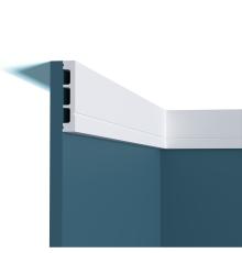 Карниз потолочный Perfect Plus P203 из ударопрочного полимера 2000x120x120 мм P203