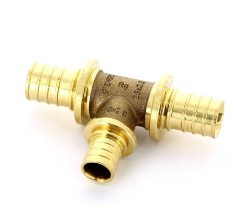 Тройник надвижной REHAU RAUTITAN RX 25х20х20 мм бронза 1377744