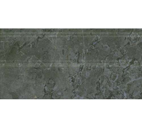 Плинтус Kerama Marazzi Серенада зеленый глянцевый обрезной 30x15 см FMA031R