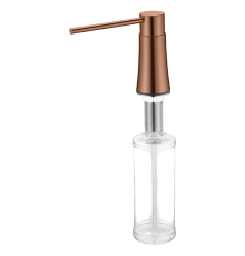 Дозатор для жидкого мыла Boheme встраиваемый матовая бронза 630-BRB