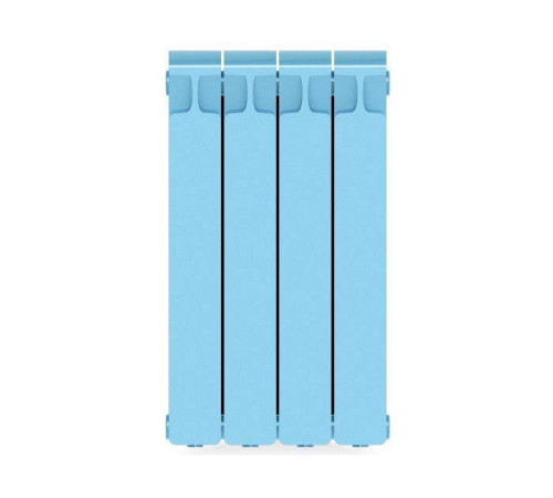 Радиатор биметаллический Rifar Monolit 500 4 секции боковое подключение сапфир Н11595