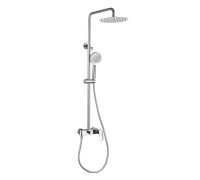 Душевая система со смесителем для душа Aquanet Вега 3jet 250 мм хром AQ2060CR