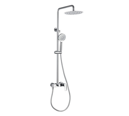 Душевая система со смесителем для душа Aquanet Вега 3jet 250 мм хром AQ2060CR