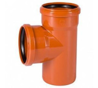 Тройник канализационный наружный Ostendorf KGEA 87° 160/160 мм PVC 222400