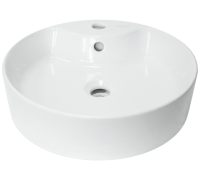 Раковина накладная Sanita Luxe Best Shelf Ø433 мм WB.CT/Best/43-C.Shelf/WHT