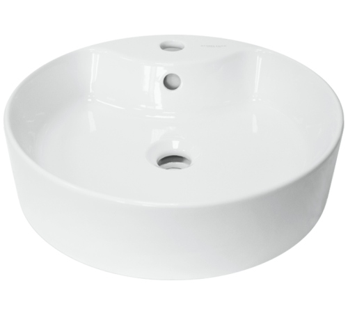 Раковина накладная Sanita Luxe Best Shelf Ø433 мм WB.CT/Best/43-C.Shelf/WHT