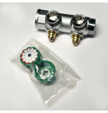 Коллектор регулирующий FAR 2 выхода 1 x 3/4 HP-BP Евроконус 45 мм 414C4320