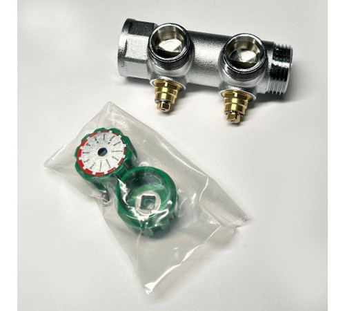 Коллектор регулирующий FAR 2 выхода 1 x 3/4 HP-BP Евроконус 45 мм 414C4320