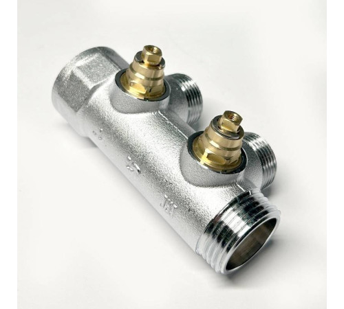 Коллектор регулирующий FAR 2 выхода 1 x 3/4 HP-BP Евроконус 45 мм 414C4320