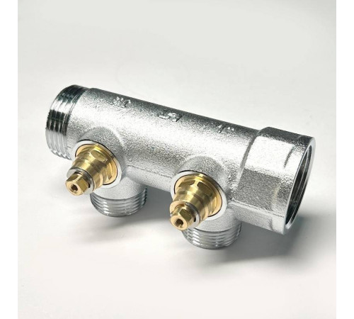 Коллектор регулирующий FAR 2 выхода 1 x 3/4 HP-BP Евроконус 45 мм 414C4320