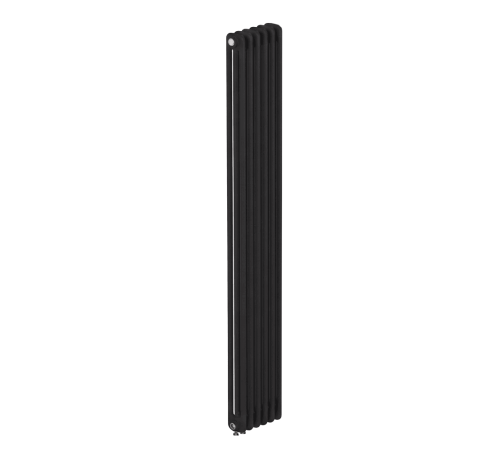 Радиатор трубчатый RIFAR TUBOG Ventil 3180 6 секций нижнее подключение Антрацит TUB 3180-06-DV1-AN