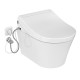 Унитаз подвесной TOTO GP безободковый с сиденьем-биде WASHLET 54x38 см CW553Y/TCF34120GEU