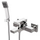 Смеситель для ванны Remer Absolute AU02 с душевым набором хром AU02