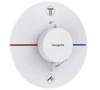 Термостат Hansgrohe ShowerSelect Comfort S для 2 потребителей скрытый монтаж Matt White 15554700
