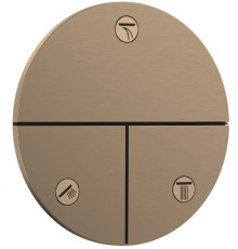 Вентиль hansgrohe ShowerSelect Comfort S для 3 потребителей внешняя часть бронза 15558140