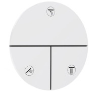 Вентиль hansgrohe ShowerSelect Comfort S для 3 потребителей скрытый монтаж матовый белый 15558700