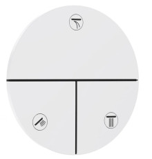 Вентиль hansgrohe ShowerSelect Comfort S для 3 потребителей скрытый монтаж матовый белый 15558700