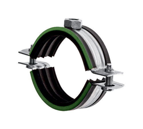 Хомут сантехнический Mayer 3/4 (25-28 мм) с гайкой M8 и уплотнителем 1000341