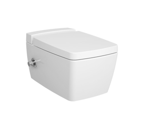 Унитаз-биде подвесной безободковый VitrA Metropole Rim-Ex 56 см VitrAflush VitrAfresh 7672B003-1687