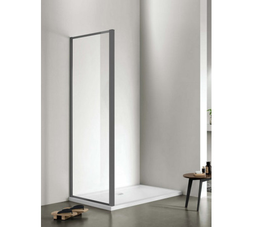 Душевая стенка неподвижная Aquanet Ari WA 10020GM 1000x2000 мм оружейная сталь AQ ARI WA 10020GM