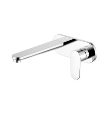 Смеситель для раковины Aquanet Ника настенный скрытого монтажа хром AQ1813CR