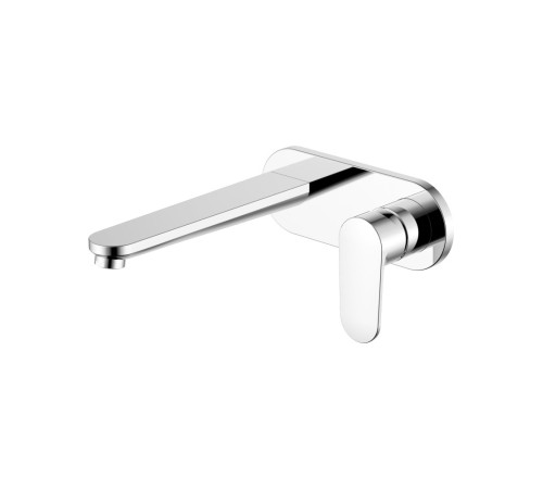 Смеситель для раковины Aquanet Ника настенный скрытого монтажа хром AQ1813CR