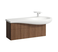 Тумба с раковиной Laufen Alessi One 120x50 см 1 ящик подвесная шпон орех 8.1497.4.400.104.1/4.3043.1.097.630.1
