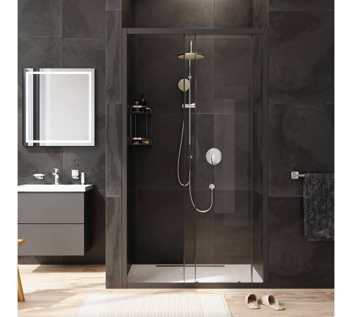 Душевая дверь в нишу AM.PM Gem 110х195 см раздвижная W90G-110-1-195BT