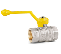 Кран шаровой латунный LD Pride Ду 20 Ру 40 ВР/ВР рычаг для газа 47.20.В-В.Р GAS