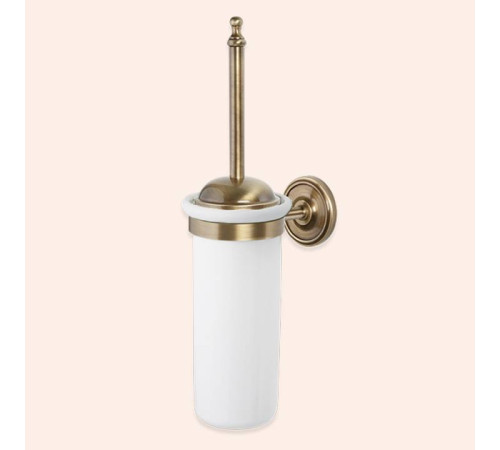 Ершик для унитаза подвесной TW Bristol 220 керамическая колба бронза TWBR220br