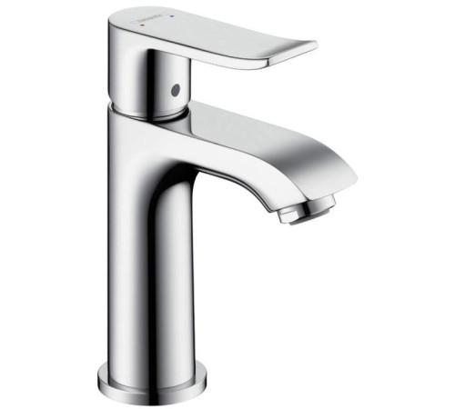 Смеситель для раковины Hansgrohe Metris 100 без сливного гарнитура 31186000