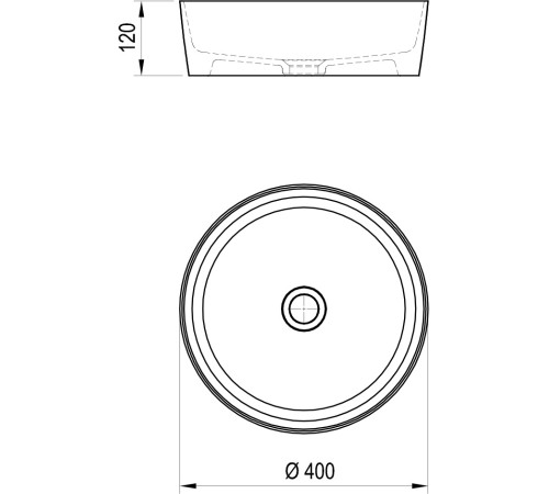 Умывальник RAVAK Uni 400 400x400 мм керамический белый XJX01140001
