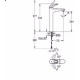 Смеситель для раковины GROHE Eurostyle XL-Size свободностоящий хром 23570003