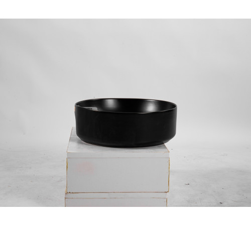 Раковина накладная Aquatek Европа 405x405x140 мм матовый черный AQ5212-MB