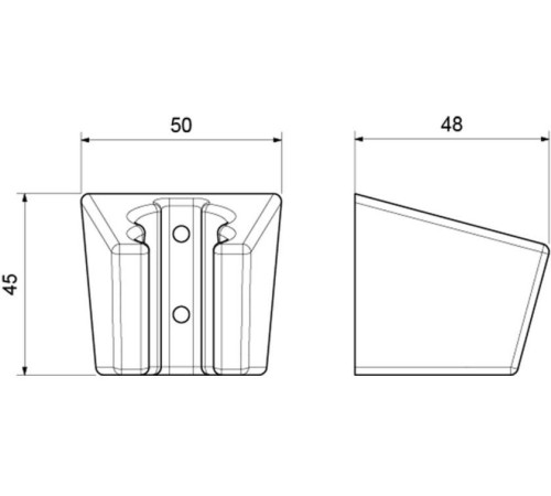 Держатель ручного душа Aquanet матовый черный AQ2402MB
