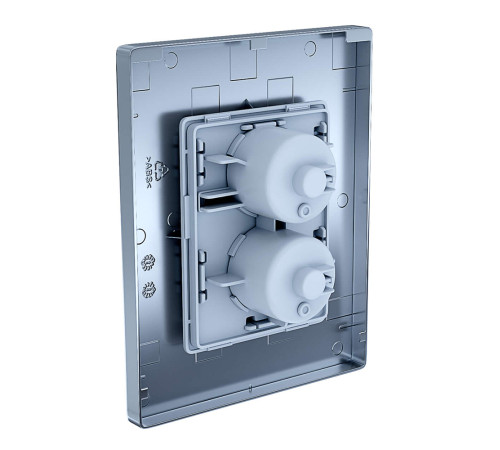 Панель смыва Berges Pneumo N оружейная сталь PNN-0000004