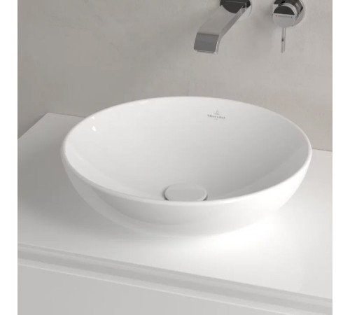 Раковина накладная Villeroy & Boch Loop & Friends 420 мм TitanCeram Альпийский белый 4A460001