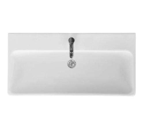 Тумба-умывальник с раковиной Aquaton Сканди 90 Белый / Дуб Рустикальный 1A2519K0SDZ90