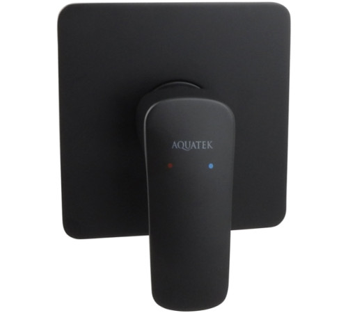 Набор смесителей 3 в 1 Aquanet Вега матовый черный AQ1066MB/AQ2454MB/AQ2011MB AQ1076MB