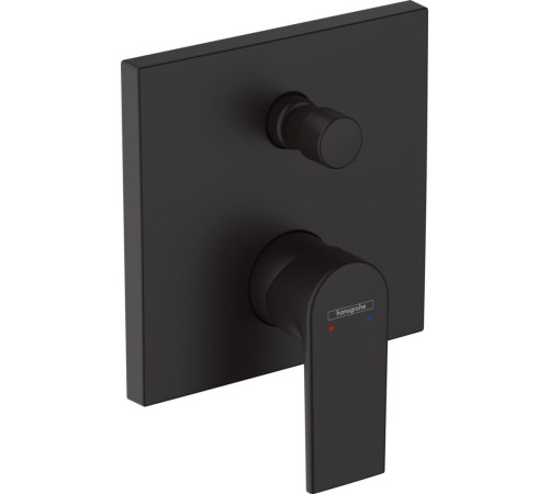 Смеситель для ванны hansgrohe Vernis Shape матовый черный комплект 71468670/01800180 71468670S
