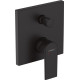 Смеситель для ванны hansgrohe Vernis Shape матовый черный комплект 71468670/01800180 71468670S