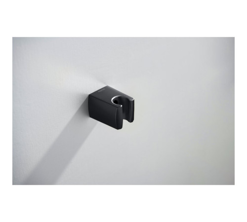 Держатель ручного душа Aquanet матовый черный AQ2403MB