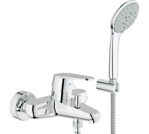 Смеситель для ванны GROHE Eurodisc Cosmopolitan с душевым гарнитуром хром 33395002