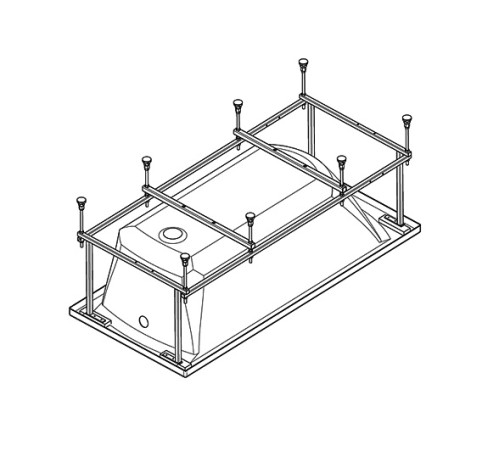 Монтажный комплект для ванны Santek Каледония 160х75 см 1.WH30.2.389