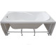 Ванна акриловая Santek Каледония прямоугольная 160х75 см 1.WH30.2.388