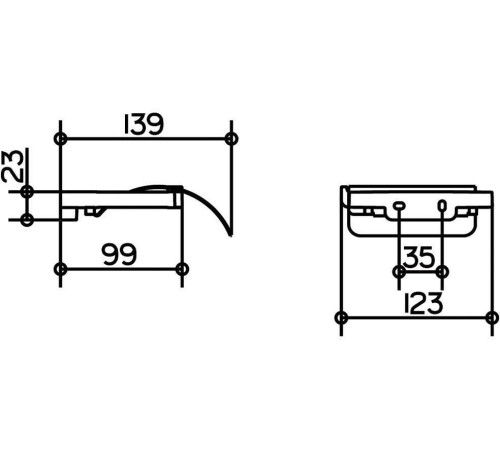 Держатель туалетной бумаги с крышкой KEUCO Edition Moll хром 12760010000