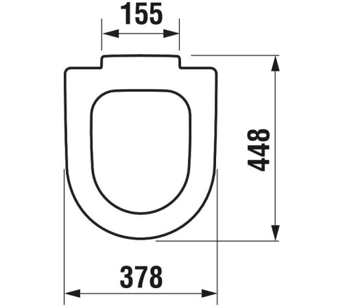 Крышка-сиденье для унитаза Jika Mio антибактериальное 9271.1.300.000.1